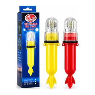 Pilli 15LED Balıkçı - Domuz Feneri Sinyalli Roket Modeli Su Geçirmez WLH-188