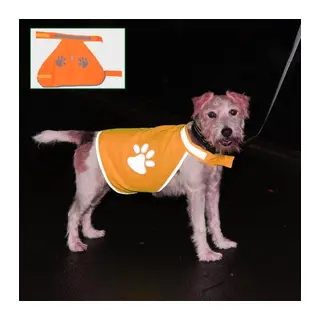 Gece Görüşlü Reflektör Kumaşlı Cırt Cırtlı Köpek Yeleği Medium