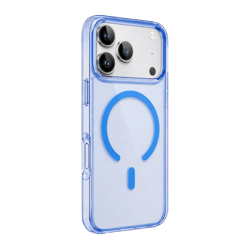 Apple iPhone 18 Pro/17 Pro Pc Real Magsafe Kapak - Sierra Blue