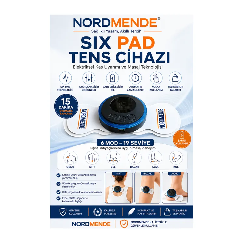 Kas Çalıştırma Six Ped Tens Cihazı