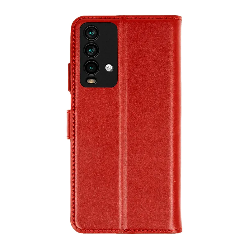 Xiaomi Redmi 9T Trend S Plus Kapaklı Kılıf - Kırmızı