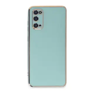 Samsung Galaxy S20 Kılıf Volet Silikon - Açık Yeşil