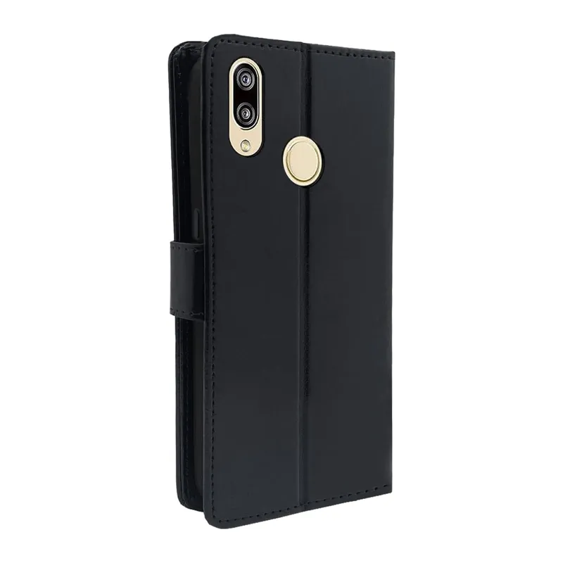 Huawei Y7 2019 Trend S Plus Kapaklı Telefon Kılıf - Siyah