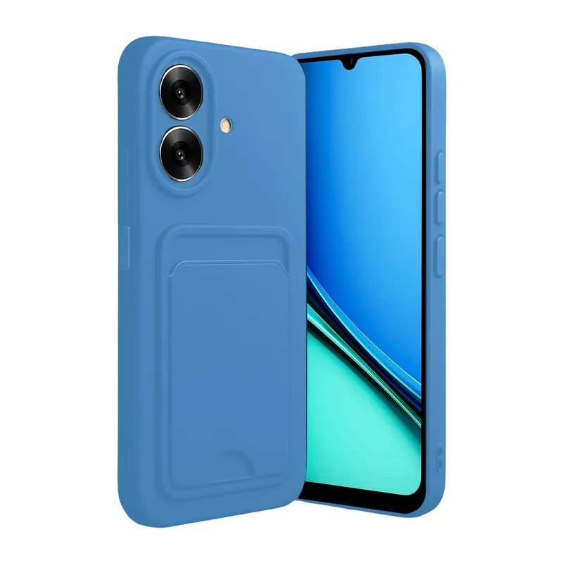 Realme Note 60 Kelvin Kartvizitli Silikon - Açık Mavi