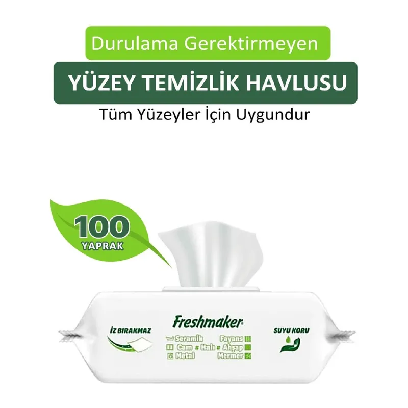 Yüzey Temizleyici Havlu 100'lü