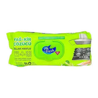 Yağ ve Kir Çözücü Islak Mendil Elma 85'li