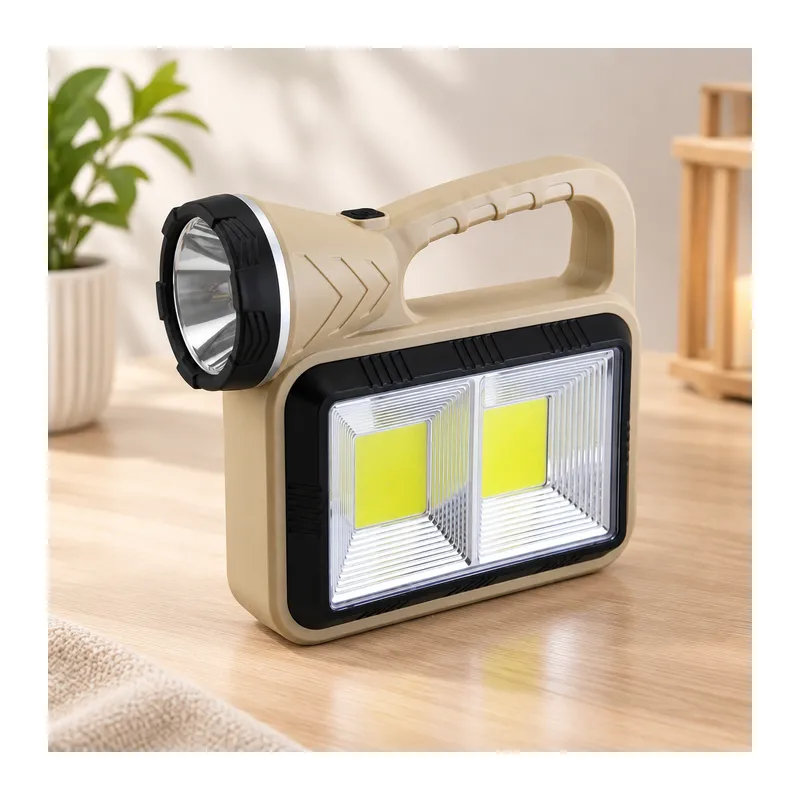 USB Solar Şarjlı El Feneri