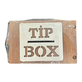 Ahşap Büyük Tipbox Kumbara