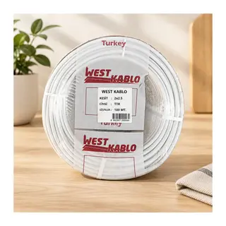2x2,5 mm Ttr Elektrik Kablosu 100 Metre