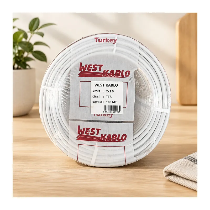 2x2,5 mm Ttr Elektrik Kablosu 100 Metre