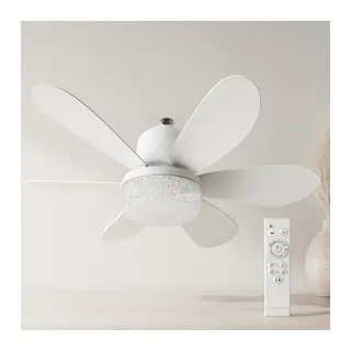Kumandalı 2in1 LED Tavan Vantilatörlü Avize
