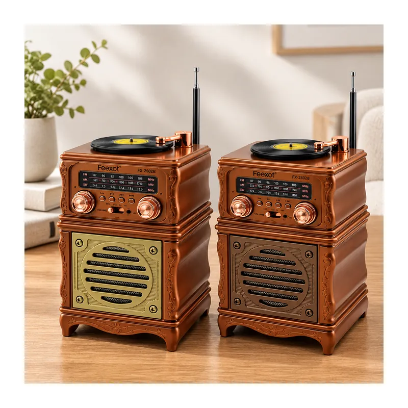 Retro Radyo Hoparlör AM FM SW Bluetooth USB Type-C Şarjlı