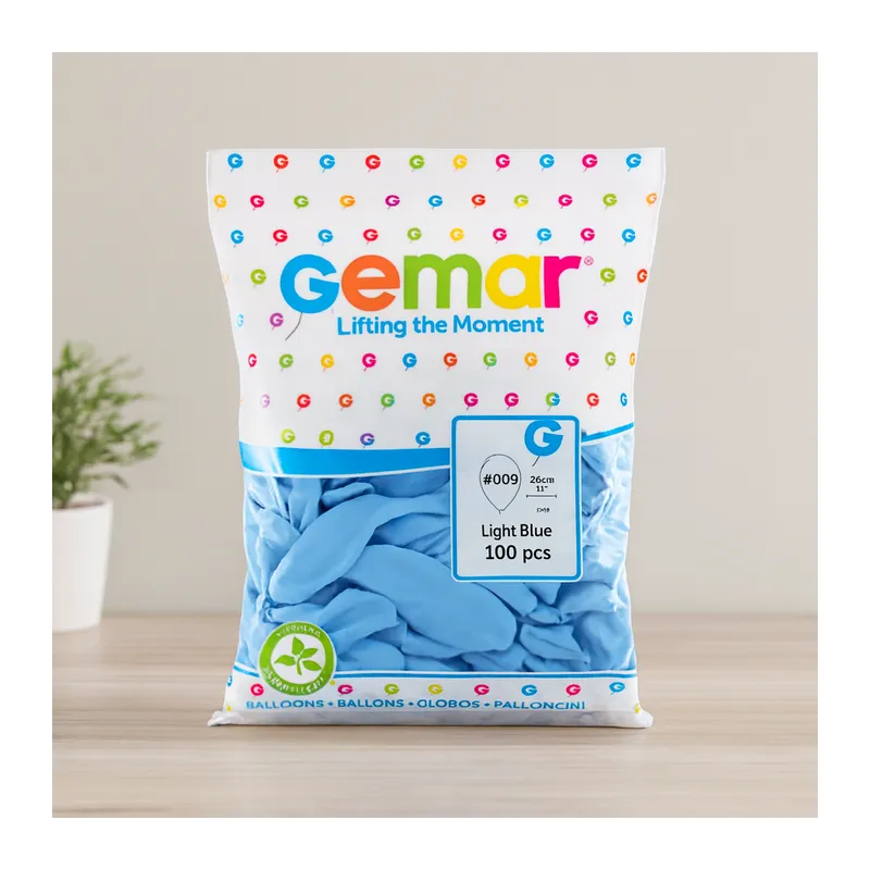 Açık Mavi 10 İnç (26 cm) Latex Balon 100'lü