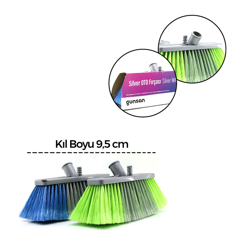 Oto Yıkama Fırçası Yumuşak Kıl 9.5 cm