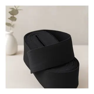 Geniş Paça Lastiği 3 cm Siyah 10 m