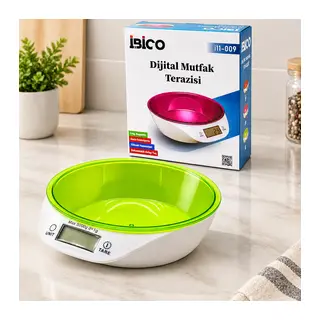 Dijital Kaseli Mutfak Terazisi 5kg/1g (Pilli)