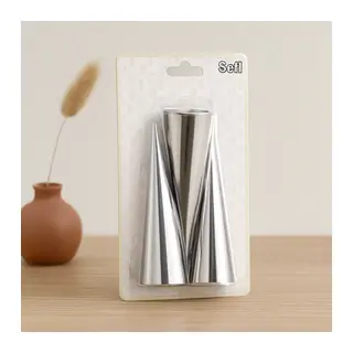Korneo Metal Kalıp ve Pasta Dekorasyon Aparatı (Çap 3.4 cm, Uzunluk 12 cm)
