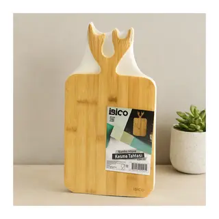 Bambu Kesim Panosu Kulplu 20x38 cm