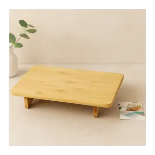 Bambu Ahşap Dikdörtgen Sunum Panosu 32.5x21.5 cm Ayaklı 5 cm