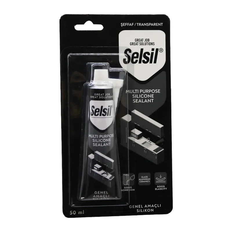 Şeffaf Genel Amaçlı Tüp Silikon 50ml