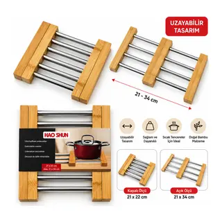 Ayarlanabilir Metal Nihale Bambu Ayak 21X22 - 21X34CM