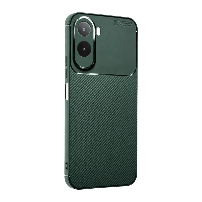 Xiaomi Redmi A7 Pro Auto Focus Karbon Kapak - Yeşil