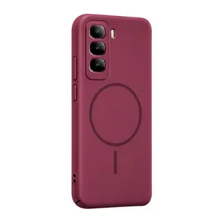 İnfinix Hot 60i 4G Mika PC Magsafe Kapak - Bordo