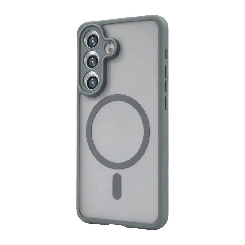 Samsung Galaxy S23 FE Loji Magsafe Kapak - Gri