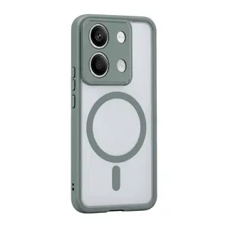 Xiaomi Redmi Note 13 5G Loji Magsafe Kapak - Gri