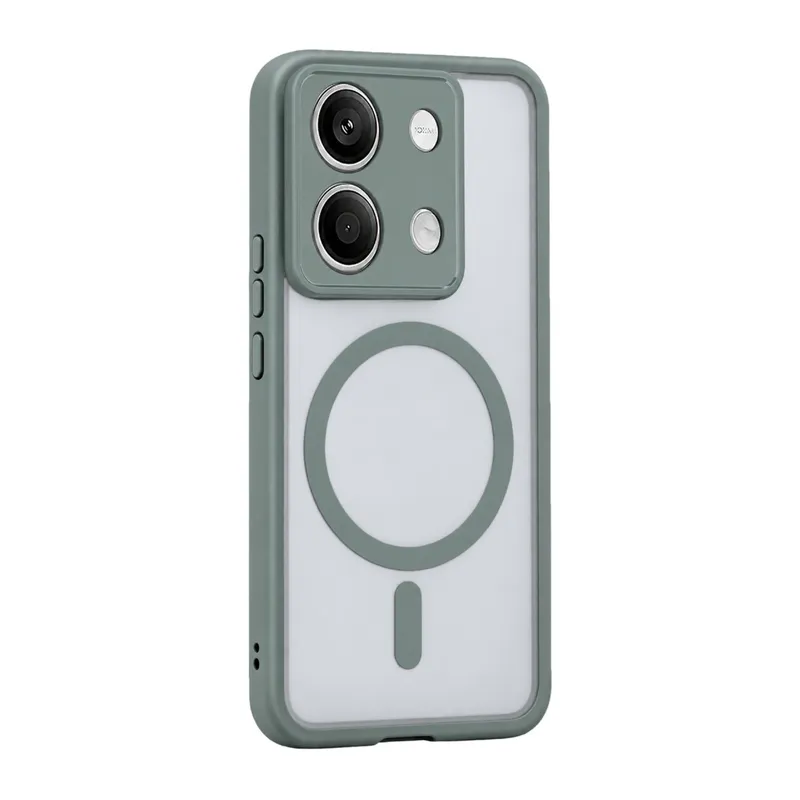 Xiaomi Redmi Note 13 5G Loji Magsafe Kapak - Gri