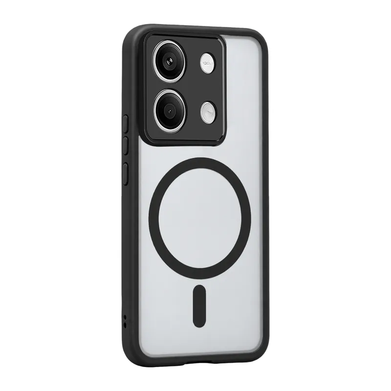 Xiaomi Redmi Note 13 5G Loji Magsafe Kapak - Siyah
