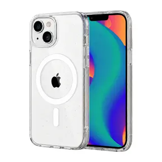 Apple iPhone 14 Combo Simli Magsafe Kapak - Şeffaf