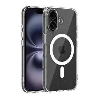 Apple iPhone 16 Combo Simli Magsafe Kapak - Şeffaf