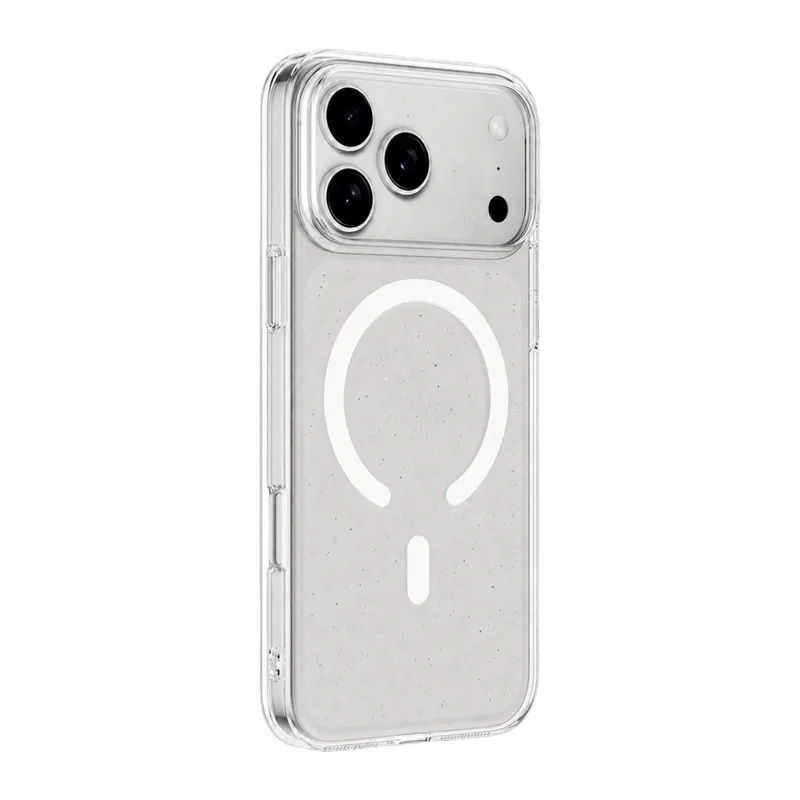 Apple iPhone 18 Pro Combo Simli Magsafe Kapak - Şeffaf