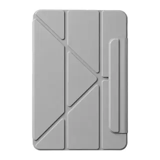 Apple iPad 2025 10.9 10.Nesil (A16) Edz Manyetik Standlı Tablet Kılıfı - Gri