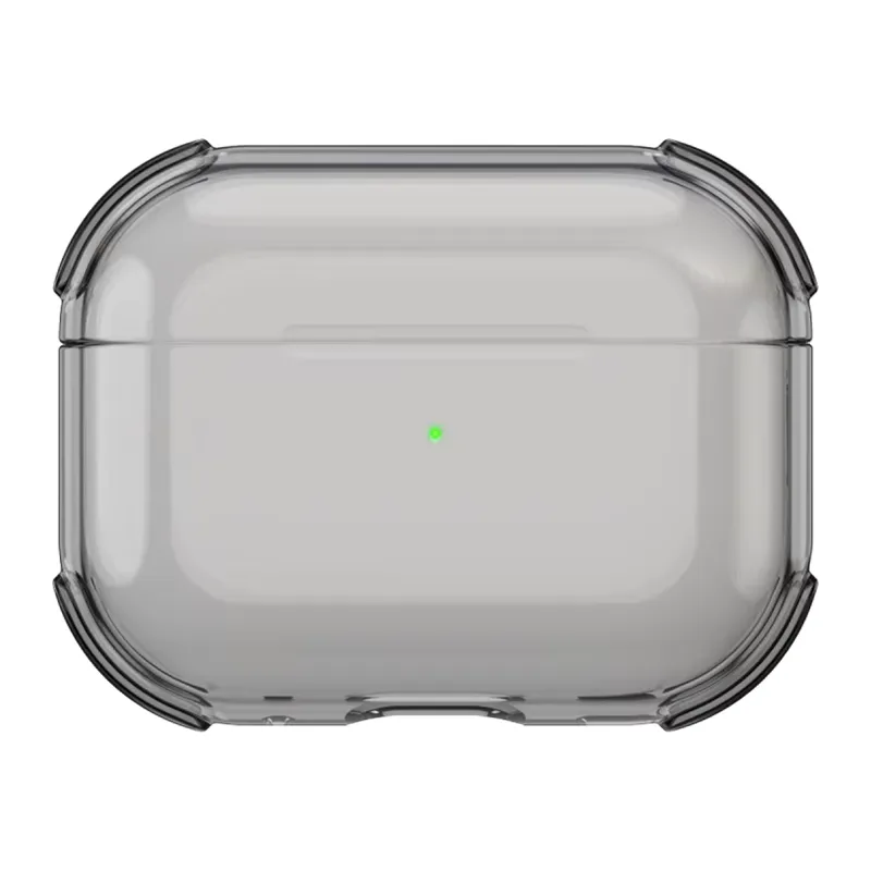 Apple Airpods 4 (4.nesil)/Airpods 5 (5.Nesil) Crystal Kılıf - Siyah