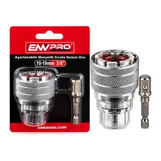 Ayarlanabilir Manyetik Cıvata Somun Ucu 10-19MM 3/8 Inc - 3/4 Inc - 1/2 Inc