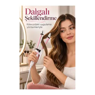 Saç Maşası Dalga ve Bukle İçin Kablolu Tasarım