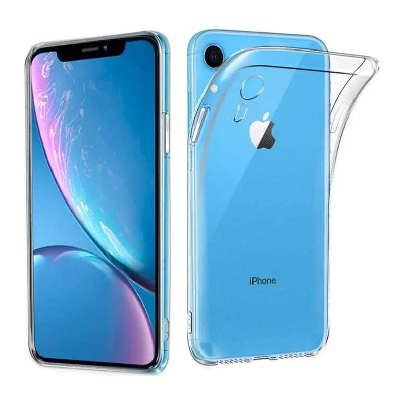 Apple iPhone XR Kılıf Lüx Şeffaf Silikon