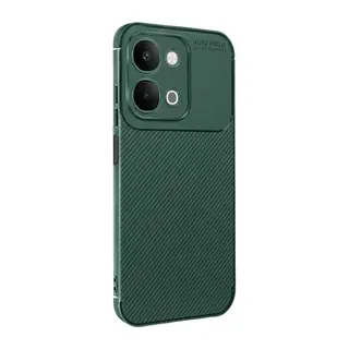 Vivo Y31d Auto Focus Karbon Kapak - Yeşil