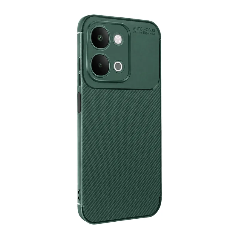 Vivo Y31d Auto Focus Karbon Kapak - Yeşil