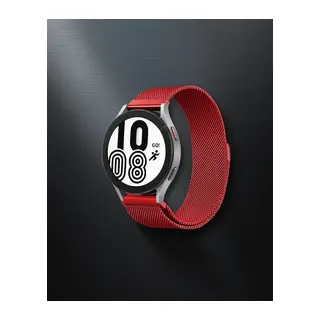 Watch 20mm Metal Mıknatıslı Kordon (saat Değildir) - Kırmızı