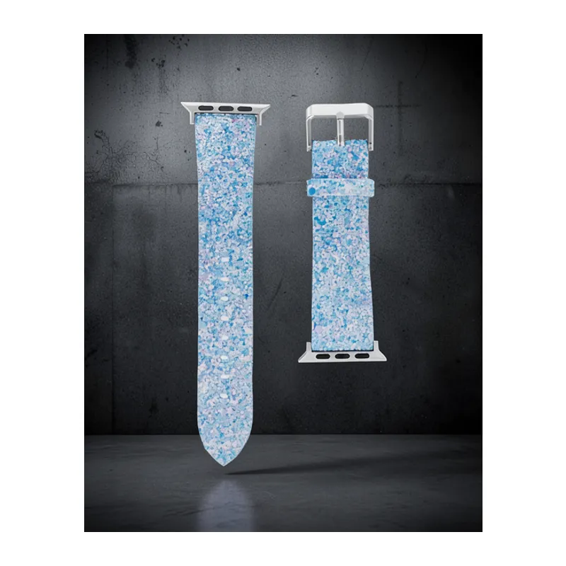 Apple Watch 38mm Ry Taşlı Kordon - Turkuaz
