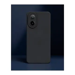 Oppo A38 Kılıf Nano İçi Kadife Silikon - Siyah