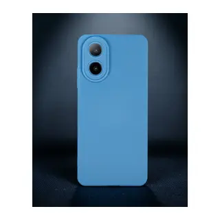 Oppo A38 Kılıf Nano İçi Kadife Silikon - Mavi