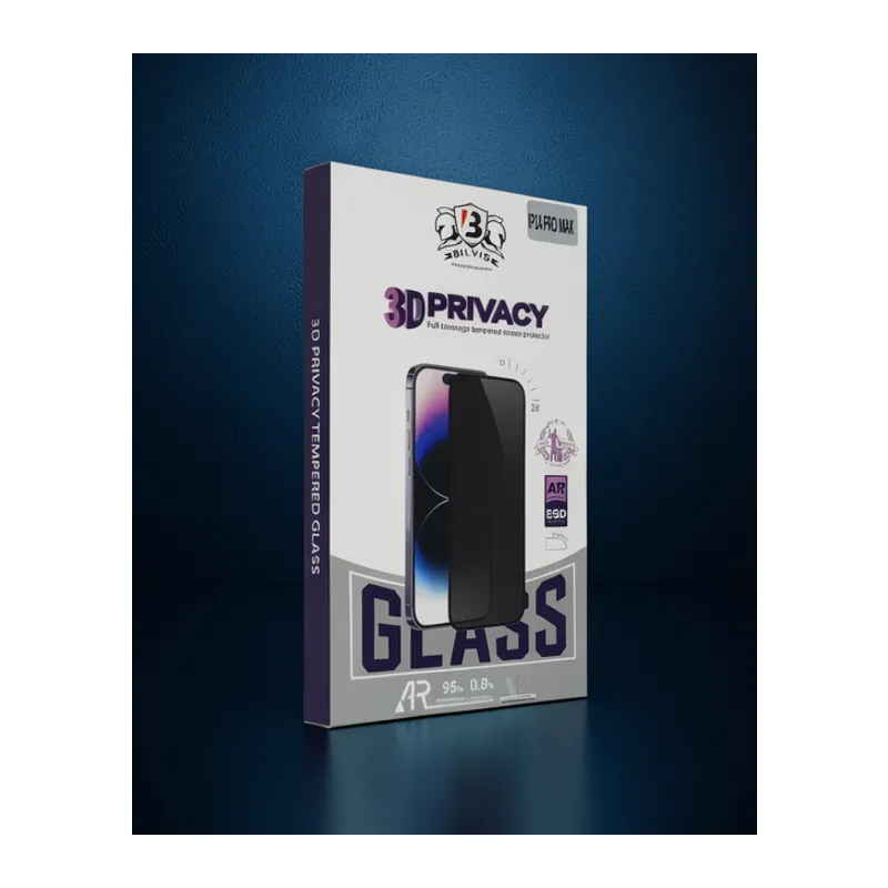 Apple İphone 12 Pro Max Bilvis 3d Hayalet Cam Ekran Koruyucu
