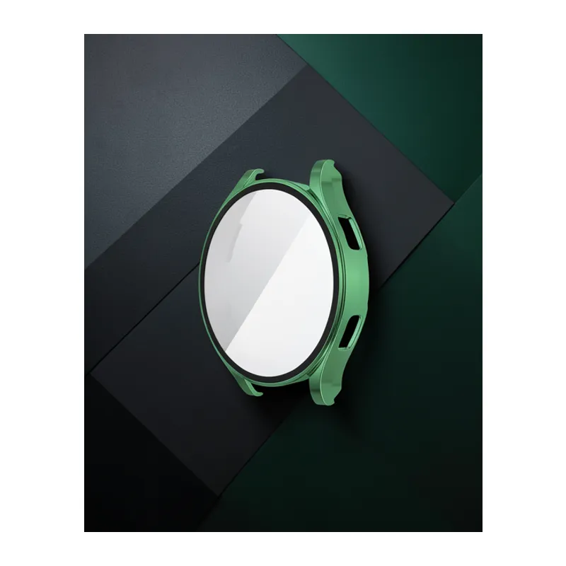 Watch 5 40mm Wall Camlı Kasa Ekran Koruyucu - Koyu Yeşil