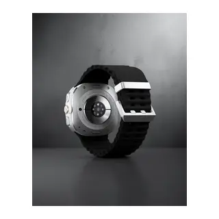 Watch 7 Ultra Kr417 Rug Silikon Kordon - Siyah