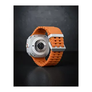 Watch 7 Ultra Kr417 Rug Silikon Kordon - Turuncu