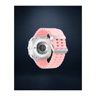 Watch 7 Ultra Kr417 Rug Silikon Kordon - Pudra